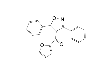 (3,5-Diphenyl-4,5-dihydro-4-isoxazolyl)(2-furyl)methanone
