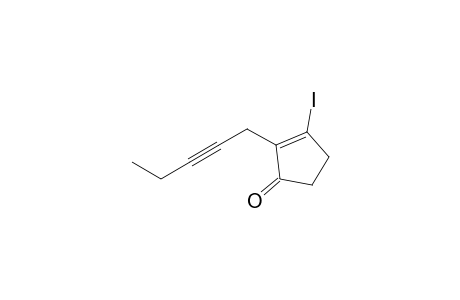 3-Iodo-2-pent-2-ynylcyclopent-2-enone