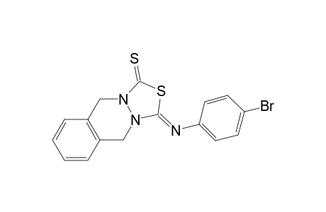 3-(4'-Bromophenyl)imino-1-thioxo-5,10-dihydro[1,3,4]thiadiazolo[3,4-b]phthalazine