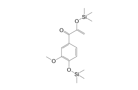 1-(3-Methoxy-4-trimethylsilyloxy-phenyl)-2-trimethylsilyloxy-prop-2-en-1-one