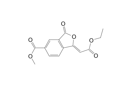 5-Isobenzofurancarboxylic acid, 1-(2-ethoxy-2-oxoethylidene)-1,3-dihydro-3-oxo-, methyl ester, (Z)-