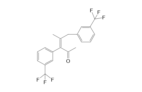4-Methyl-3,5-bis(3-trifluoromethyl)phenyl]pent-3-en-2-one