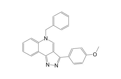 5H-pyrazolo[4,3-c]quinoline, 3-(4-methoxyphenyl)-5-(phenylmethyl)-