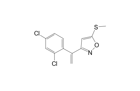 5-Methylthio-3-[2-(2,4-dichlorophenyl)ethenyl]isoxazole