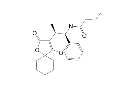 N-[(1R,2R)-2-(4-hydroxy-2-oxo-1-oxaspiro[4.5]dec-3-en-3-yl)-1-phenyl-propyl]butanamide