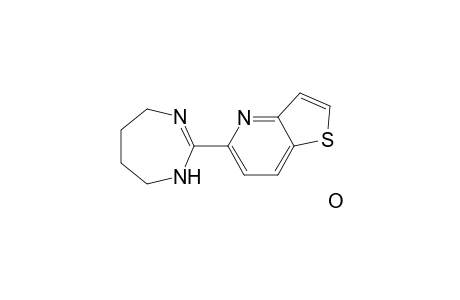 5-(4,5,6,7-tetrahydro-1,3-diazepin-2-yl)thieno[3,2-b]pyridine monohydrate