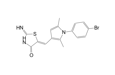(5Z)-5-{[1-(4-bromophenyl)-2,5-dimethyl-1H-pyrrol-3-yl]methylene}-2-imino-1,3-thiazolidin-4-one