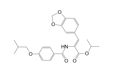 isopropyl (2Z)-3-(1,3-benzodioxol-5-yl)-2-[(4-isobutoxybenzoyl)amino]-2-propenoate