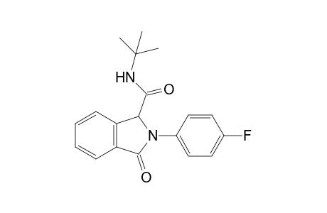 N-(tert-Butyl)-2-(4-fluorophenyl)-3-oxoisoindoline-1-carboxamide