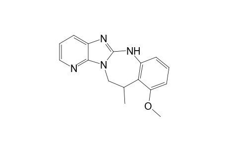 12,13-Dihydro-5-methyl-5H-1,3-(4"-methoxybenzo)diazepino[2',3' : 2,3]imidazo[4,5-b]pyridine