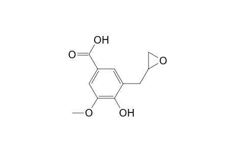 5-Methoxy-4-hydroxy-3-[(1-oxa-2-cyclopropyl)methyl]benzoic Acid