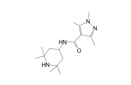 1,3,5-trimethyl-N-(2,2,6,6-tetramethyl-4-piperidinyl)-1H-pyrazole-4-carboxamide
