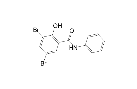 Benzamide, 3,5-dibromo-2-hydroxy-N-phenyl-