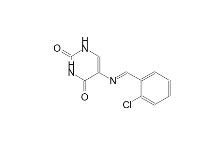 5-{[(E)-(2-chlorophenyl)methylidene]amino}-2,4(1H,3H)-pyrimidinedione