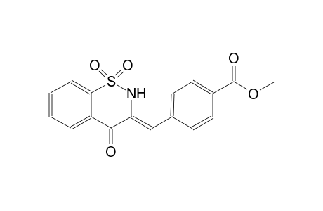benzoic acid, 4-[(Z)-(1,1-dioxido-4-oxo-2H-1,2-benzothiazin-3(4H)-ylidene)methyl]-, methyl ester