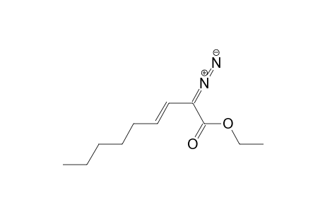 Ethyl (E)-2-diazonon-3-enoate