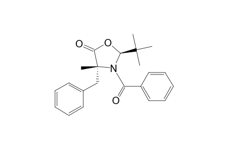 5-Oxazolidinone, 3-benzoyl-2-(1,1-dimethylethyl)-4-methyl-4-(phenylmethyl)-, (2S-trans)-