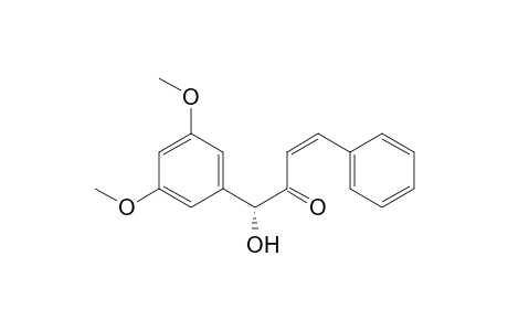 (R)-1-(3,5-Dimethoxyphenyl)-1-hydroxy-4-phenylbut-3-en-2-one