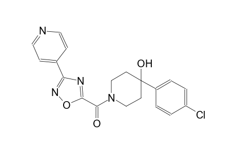 4-piperidinol, 4-(4-chlorophenyl)-1-[[3-(4-pyridinyl)-1,2,4-oxadiazol-5-yl]carbonyl]-