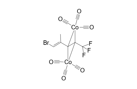 Hexacarbonyl-.mu.(3,4-.mu.:4,3-.mu.1-bromo-5,5,5-trifluoro-2-methyl-1-penten-3-yne)dicobalt
