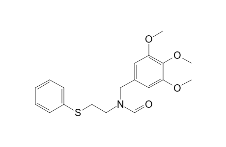 N-(3,4,5-Trimethoxybenzyl)-N-[2-(phenylsulfanyl)ethyl]formamide