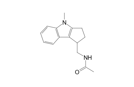 N-[(4-methyl-2,3-dihydro-1H-cyclopenta[b]indol-1-yl)methyl]acetamide