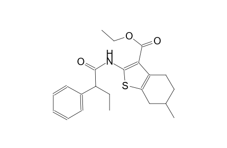 ethyl 6-methyl-2-[(2-phenylbutanoyl)amino]-4,5,6,7-tetrahydro-1-benzothiophene-3-carboxylate