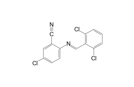 5-chloro-N-(2,6-dichlorobenzylidene)anthranilonitrile