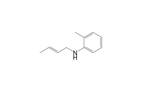 (E)-2-Methyl-N-(E-2-butenyl)benzeneamine