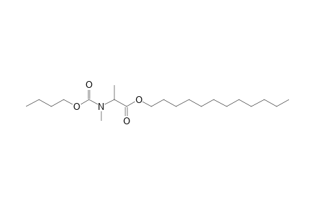 Alanine, N-methyl-N-butoxycarbonyl-, dodecyl ester