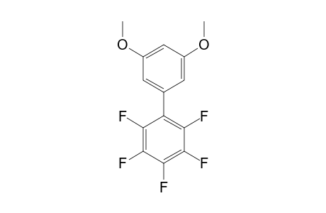 3,5-DIMETHOXY-1-(PENTAFLUOROPHENYL)-BENZENE