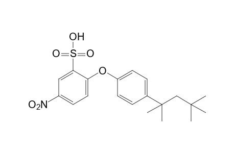 5-nitro-2-[p-(1,1,3,3-tetramethylbutyl)phenoxy]benzenesulfonic acid