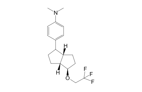 cis-2-(4-N,N-Dimethyaminophenyl)-6-(2',2',2'-trifluoroethoxyethyl)bicyclo[3.3.0]octane