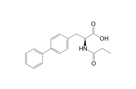 (L)-2-propionyl amino-3-biphenyl propanoic acid