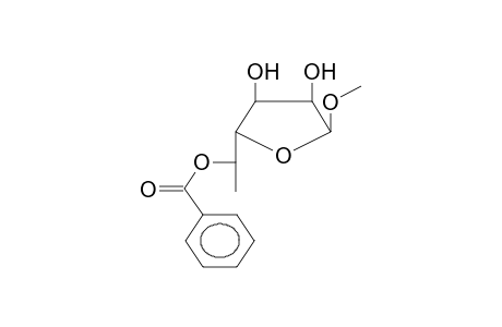 METHYL 5-O-BENZOYL-6-DEOXY-ALPHA-D-ALLOFURANOSIDE