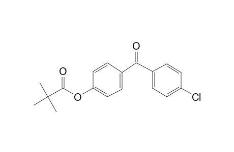 4-Chloro-4'-hydroxybenzophenone, trimethylacetate