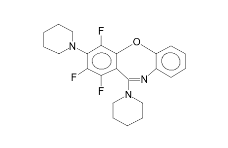 3,11-DIPIPERIDINO-1,2,4-TRIFLUORODIBENZ[B,F][1,4]OXAZEPINE