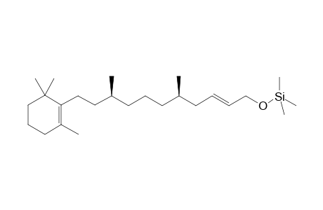 (E,3S,7R)-1-(3,7-Dimethyl-11-hydroxy-9-undecenyl)-2,6,6-trimethyl-1-cyclohexene 11-trimethylsilyl dev