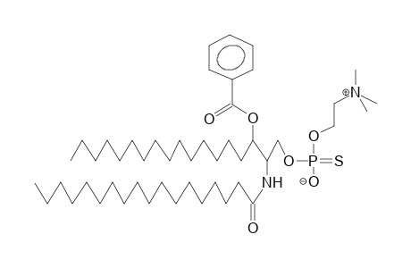 3-BENZOYL-2-STEAROYL-RAC-SFINGANIN-1-THIONPHOSPHOCHOLINE