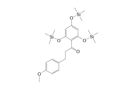 Dihydrochalcone <2',4',6'-trihydroxy-4-methoxy->, tri-TMS