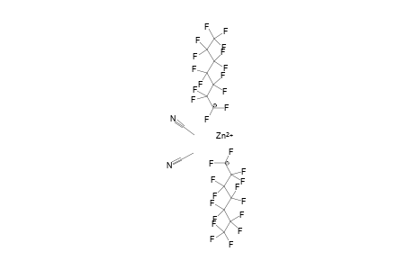 Zinc(II) bis[1,1,1,2,2,3,3,4,4,5,5,6,6,7,7-pentadecafluoroheptane]diacetonitrile