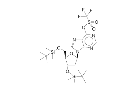 3',5'-Bis-O-(tert-butyl-dimethylsilyl)-2'-deoxy-6-O-trifluoromethanesulfonyl-guanosine