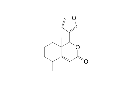 (1RS,5RS,8aSR)-1-(3-furyl)-5,8a-dimethyl-1,5,6,7,8,8a-hexahydro-3H-2-benzopyran-3-one