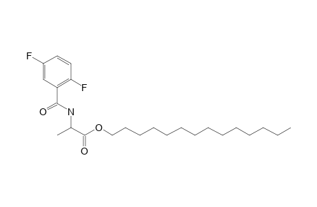 D-Alanine, N-(2,5-difluorobenzoyl)-, tetradecyl ester