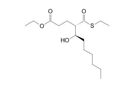 (4S,5R)-4-(ethylthio)carbonyl-5-hydroxy-undecanoic acid ethyl ester