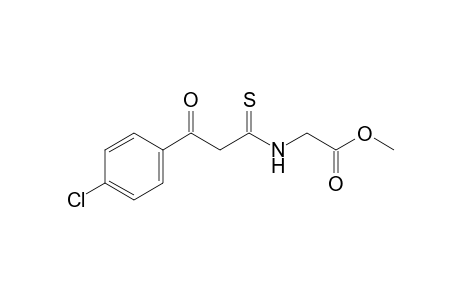 Methyl 2-{[3-(4-chlorophenyl)-3-oxopropanthioyl]amino}acetate