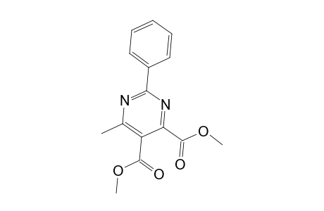 4,5-Pyrimidinedicarboxylic acid, 6-methyl-2-phenyl-, dimethyl ester