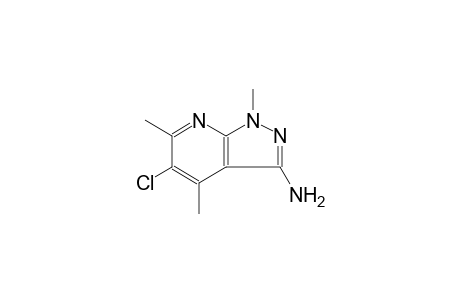 5-Chloro-1,4,6-trimethyl-1H-pyrazolo[3,4-b]pyridin-3-amine