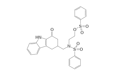 2-(N-((1-Oxo-2,3,4,9-tetrahydro-1H-carbazol-3-yl)methyl)phenylsulfonamido)ethyl benzenesulfonate