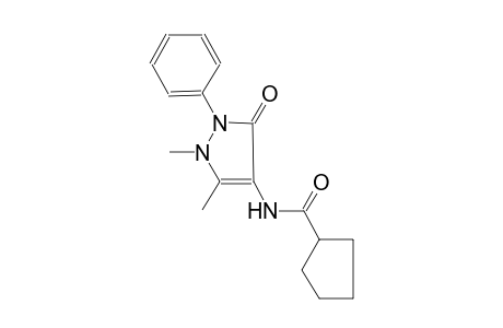 cyclopentanecarboxamide, N-(2,3-dihydro-1,5-dimethyl-3-oxo-2-phenyl-1H-pyrazol-4-yl)-